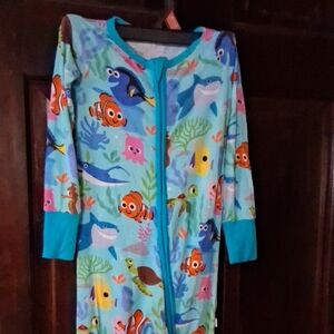 Little Sleepies Blue Ocean Friends Zip Pajama Set